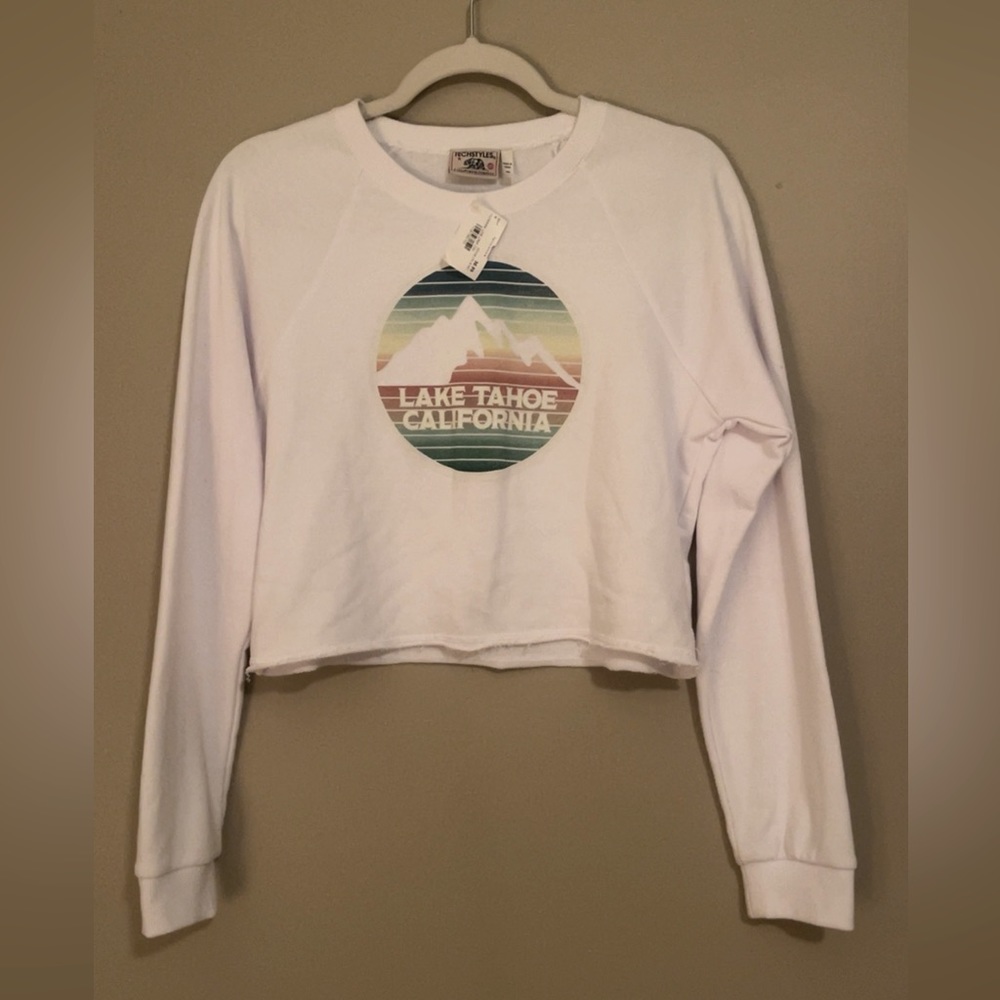 California longsleeve crop top